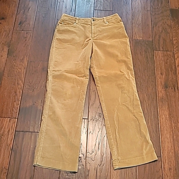 Rafaella women's brown corduroy pants size 8 - Picture 1 of 10